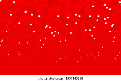 Light Red vector cover in polygonal style. Rectangles on abstract background with colorful gradient. Best design for your ad, poster, banner.