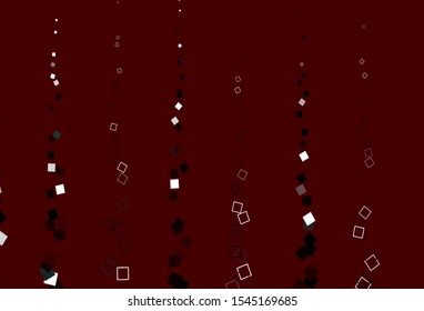 Light Red vector cover with polygonal style. Rectangles on abstract background with colorful gradient. Smart design for your business advert.