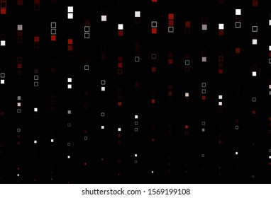 Light Red vector cover with polygonal style. Modern abstract illustration with colorful rectangles. Best design for your ad, poster, banner.