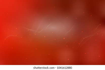 Light Red vector cover with spots. Illustration with set of shining colorful abstract circles. Beautiful design for your business natural advert.