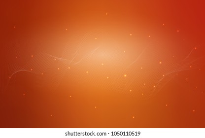 Light Red vector cover with spots. Illustration with set of shining colorful abstract circles. Beautiful design for your business natural advert.