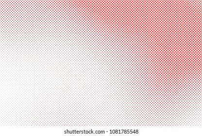 Light Red vector  cover with spots. Blurred bubbles on abstract background with colorful gradient. The pattern can be used for aqua ad, booklets.