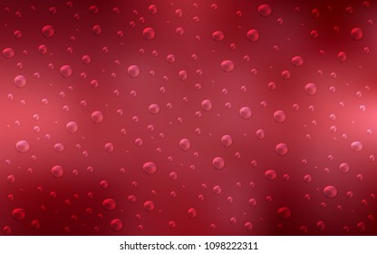 Light Red vector cover with spots. Illustration with set of shining colorful abstract circles. New design for ad, poster, banner of your website.