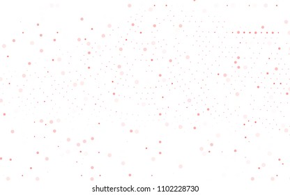 Light Red vector  cover with spots. Abstract illustration with colored bubbles in nature style. The pattern can be used for aqua ad, booklets.