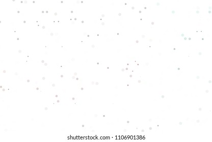 Light Red vector  cover with spots. Glitter abstract illustration with blurred drops of rain. Beautiful design for your business natural advert.