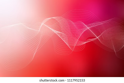 Light Red vector cover with spots. Glitter abstract illustration with blurred drops of rain. Completely new template for your brand book.