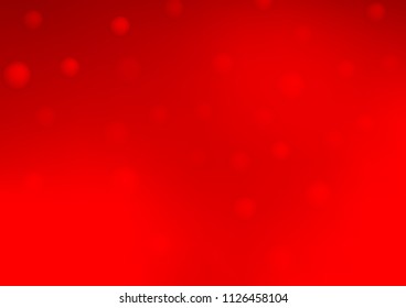Light Red vector cover with spots. Modern abstract illustration with colorful water drops. New design for ad, poster, banner of your website.