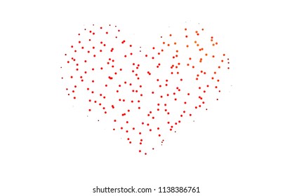 Light Red vector  cover with spots. Beautiful colored illustration with blurred circles in nature style. The pattern can be used for ads, leaflets of liquid.