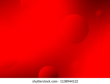 Light Red vector cover with spots. Glitter abstract illustration with blurred drops of rain. Beautiful design for your business natural advert.