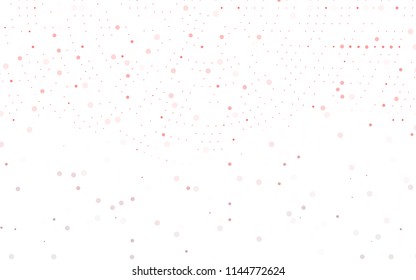 Light Red vector  cover with spots. Blurred decorative design in abstract style with bubbles. The pattern can be used for ads, leaflets of liquid.