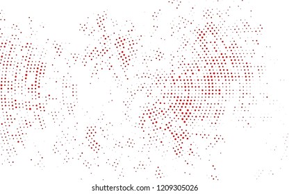 Light Red vector cover with spots. Blurred bubbles on abstract background with colorful gradient. Design for business adverts.