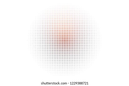 Light Red vector cover with spots. Blurred bubbles on abstract background with colorful gradient. Pattern for ads, leaflets.