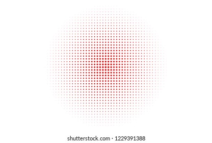 Light Red vector cover with spots. Blurred decorative design in abstract style with bubbles. Pattern for beautiful websites.