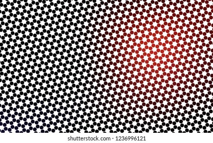 Light Red vector cover with spots. Blurred bubbles on abstract background with colorful gradient. Pattern of water, rain drops.