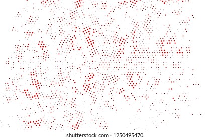 Light Red vector cover with spots. Blurred decorative design in abstract style with bubbles. Design for posters, banners.