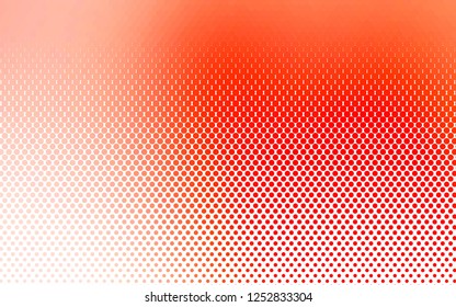Light Red vector cover with spots. Modern abstract illustration with colorful water drops. Pattern for ads, booklets.