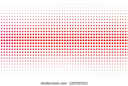 Light Red vector cover with spots. Glitter abstract illustration with blurred drops of rain. Pattern for ads, leaflets.