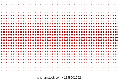 Light Red vector cover with spots. Modern abstract illustration with colorful water drops. Template for your brand book.