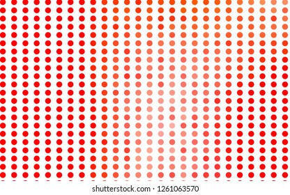 Light Red vector cover with spots. Modern abstract illustration with colorful water drops. Template for your brand book.