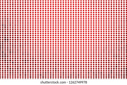 Light Red vector cover with spots. Abstract illustration with colored bubbles in nature style. Pattern for ads, leaflets.