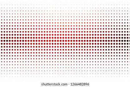 Light Red vector cover with spots. Modern abstract illustration with colorful water drops. Template for your brand book.