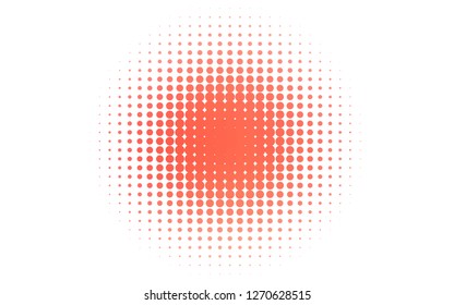 Light Red vector cover with spots. Modern abstract illustration with colorful water drops. Pattern for beautiful websites.