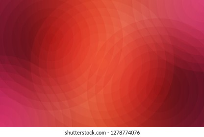 Light Red vector cover with spots. Abstract illustration with colored bubbles in nature style. Completely new template for your brand book.