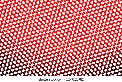 Light Red vector cover with spots. Blurred decorative design in abstract style with bubbles. Pattern for ads, booklets.
