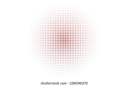 Light Red vector cover with spots. Glitter abstract illustration with blurred drops of rain. Pattern for ads, leaflets.