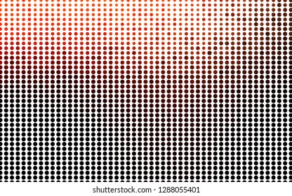 Light Red vector cover with spots. Glitter abstract illustration with blurred drops of rain. Pattern for beautiful websites.
