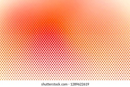Light Red vector cover with spots. Illustration with set of shining colorful abstract circles. Pattern of water, rain drops.