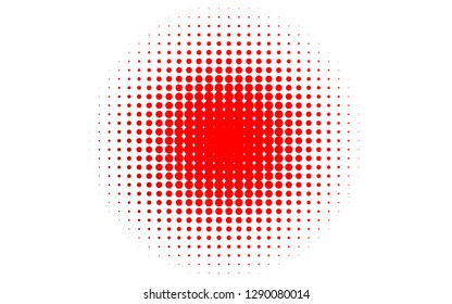 Light Red vector cover with spots. Modern abstract illustration with colorful water drops. Pattern for ads, booklets.