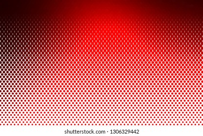 Light Red vector cover with spots. Blurred bubbles on abstract background with colorful gradient. Pattern for beautiful websites.