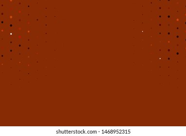 Light Red vector cover with spots. Abstract illustration with colored bubbles in nature style. Pattern for ads, leaflets.