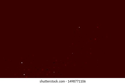 Light Red vector cover with spots. Modern abstract illustration with colorful water drops. Design for posters, banners.