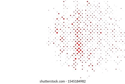 Light Red vector cover with spots. Modern abstract illustration with colorful water drops. Design for business adverts.