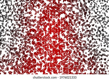 Light Red vector cover with spots. Blurred bubbles on abstract background with colorful gradient. Design for posters, banners.