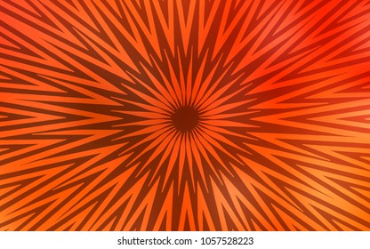 Light Red vector cover with stright stripes. Shining colored illustration with sharp stripes. Pattern for your busines websites.