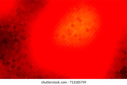 Light Red vector crooked abstract template. A vague circumflex abstract illustration with gradient. The best curved design for your business.