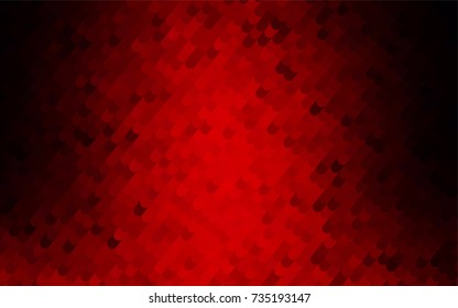 Light Red vector crooked abstract background. Creative illustration in halftone arched style with gradient. Brand-new style for your business design.