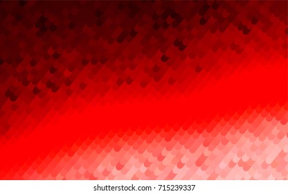 Light Red vector curved background. Creative geometric illustration in Origami style with gradient. A new texture for your design.