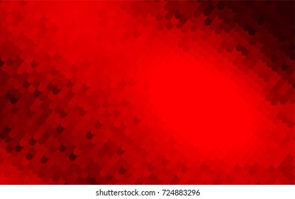 Light Red vector curved background. Creative geometric illustration in Origami style with gradient. A new texture for your design.