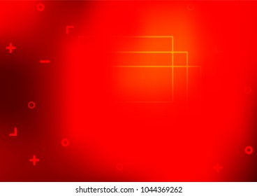 Light Red vector doodle blurred template. Geometric doodle illustration in Origami style with gradient. A completely new design for your business.