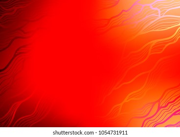 Light Red vector doodle blurred template. Decorative shining illustration with doodles on abstract template. Hand painted design for web, wrapping, wallpaper.