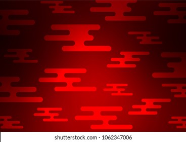 Light Red vector doodle blurred template. Glitter abstract illustration with doodles and Zen tangles. The completely new template can be used for your brand book.