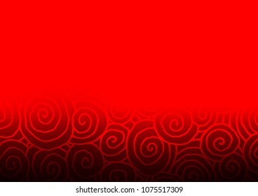 Light Red vector doodle blurred template. Creative illustration in blurred style with doodles and Zen tangles. The pattern can be used for heads of websites and designs.