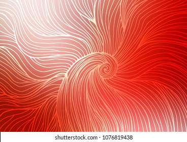 Light Red vector doodle blurred background. Blurred decorative design in Indian style with Zen tangles. A new texture for your design.