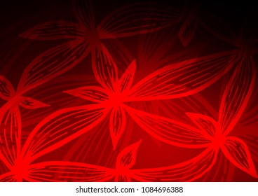 Light Red vector doodle blurred texture. An elegant bright illustration with lines in Natural style. Brand-new style for your business design.