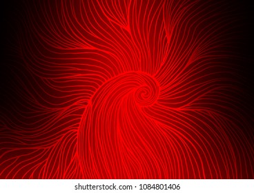 Light Red vector doodle blurred template. Modern geometrical abstract illustration with doodles. Hand painted design for web, leaflet, textile.