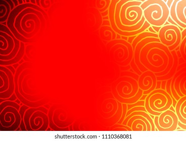 Light Red vector doodle blurred pattern. An elegant bright illustration with lines in Natural style. A completely new template for your business design.